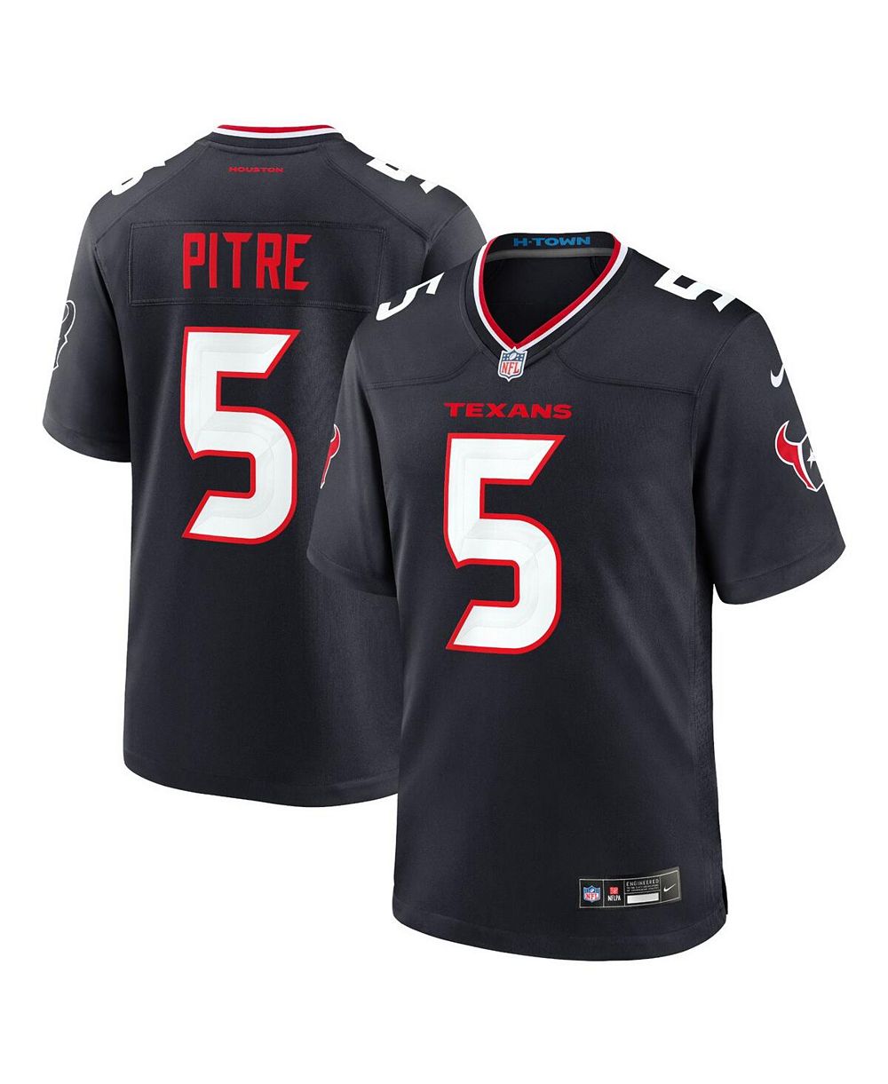 Игровая джерси Nike Men's Jalen Pitre Navy Houston Texans