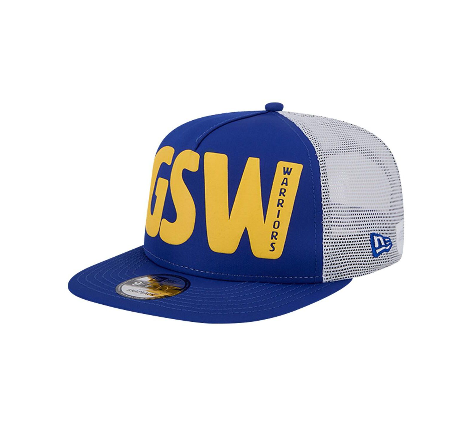 Мужская кепка New Era Golden State Warriors A-Frame 9FIFTY Trucker
