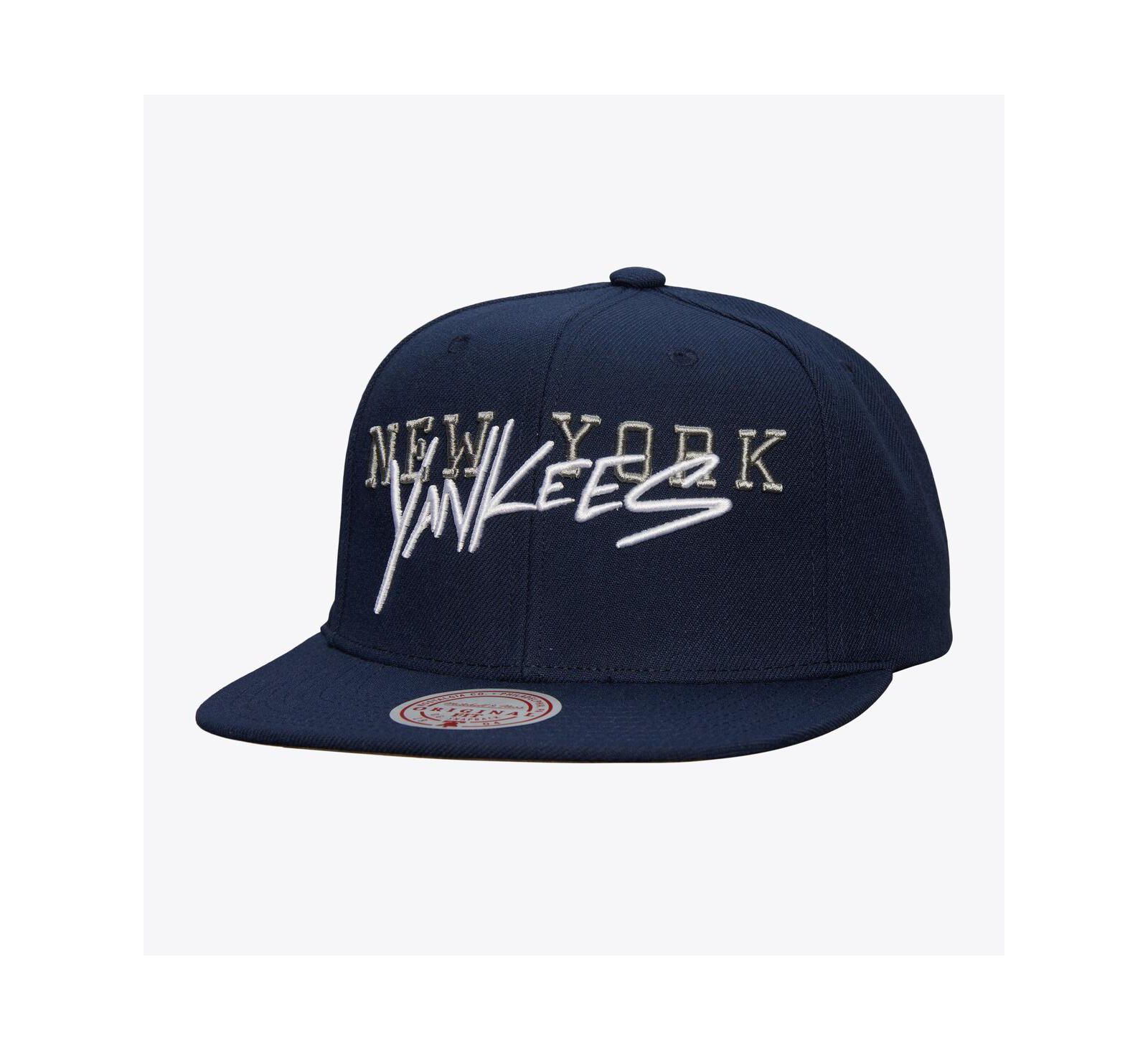 Кепка Mitchell & Ness Men's New York Yankees Snapback, темно-синяя