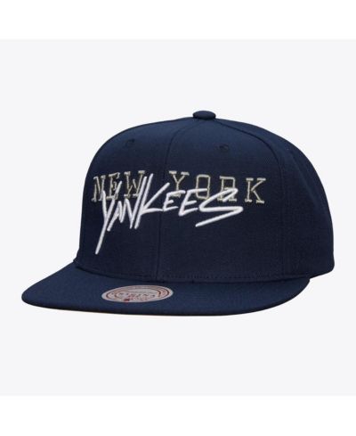 Кепка Mitchell & Ness Men's New York Yankees Snapback, темно-синяя