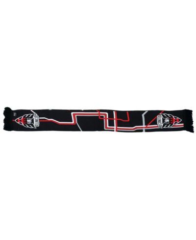 Шарф Ruffneck Scarves Black D.C. United Metro, тканый