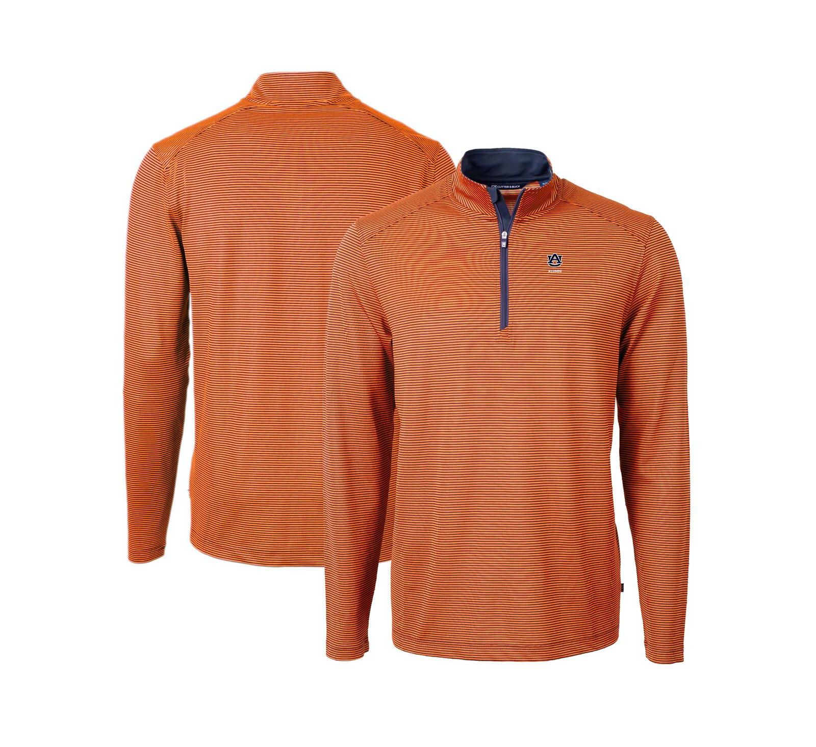 Мужской джемпер Cutter & Buck DryTec Virtue Eco Pique Micro Stripe Quarter-Zip