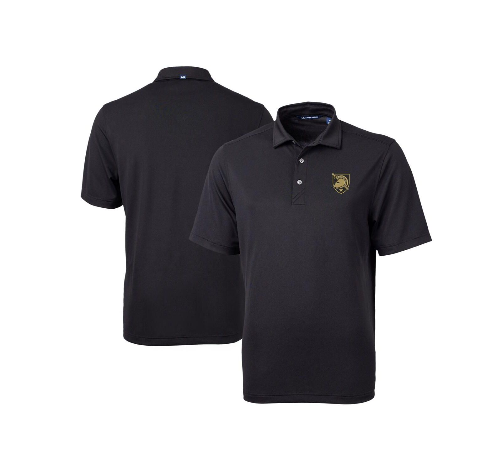 Мужская рубашка-поло Cutter & Buck Black Army Black Knights Virtue Eco Pique DryTec