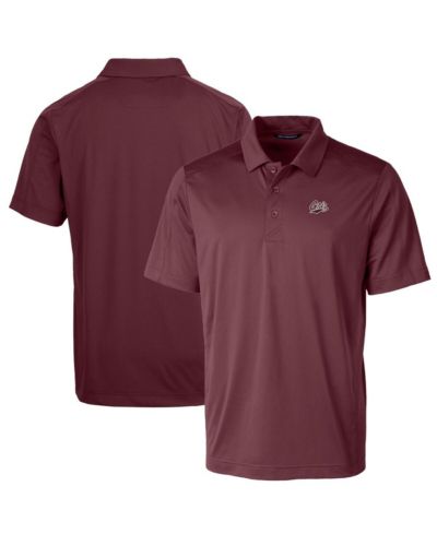 Cutter & Buck Men's Maroon Montana Grizzlies Big & Tall Prospect Textured Stretch Polo