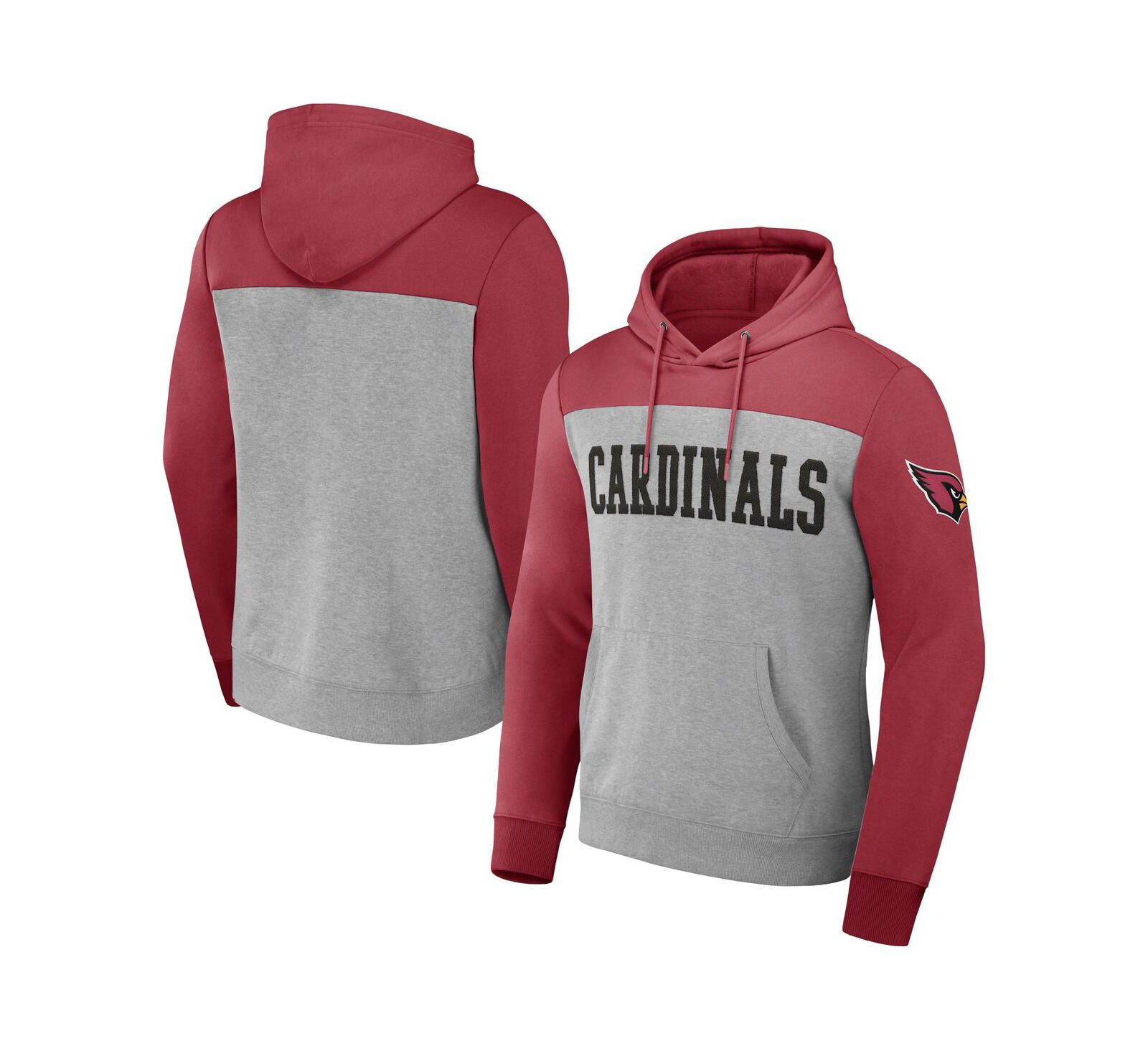 Мужской худи Fanatics Arizona Cardinals Color Blocked
