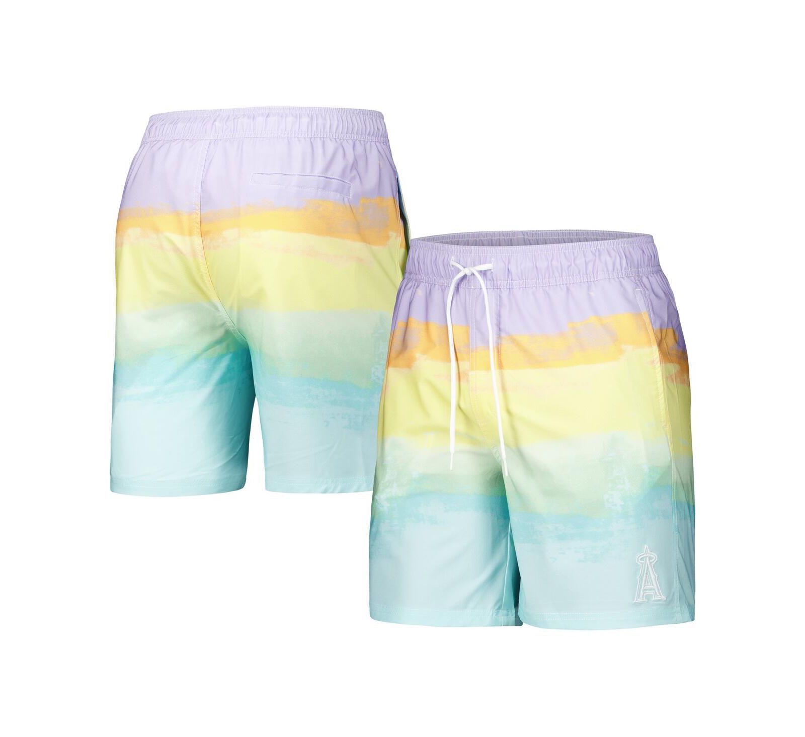 G-III Sports by Carl Banks Men's Los Angeles Angels Perfect Game Volley Board Shorts
