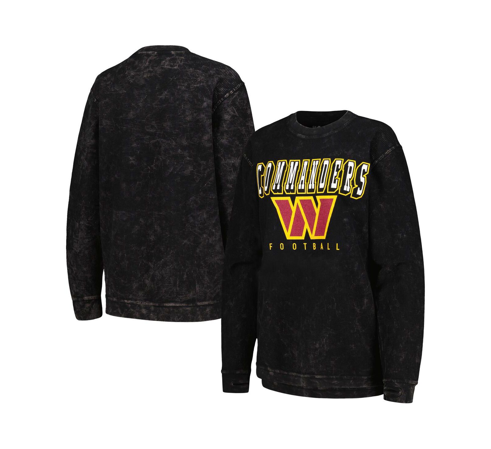 G-III 4Her by Carl Banks Женская толстовка Washington Commanders Comfy Cord Pullover Black
