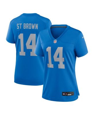 Женская игровая джерси Nike Detroit Lions Amon-Ra St. Blue Alternate