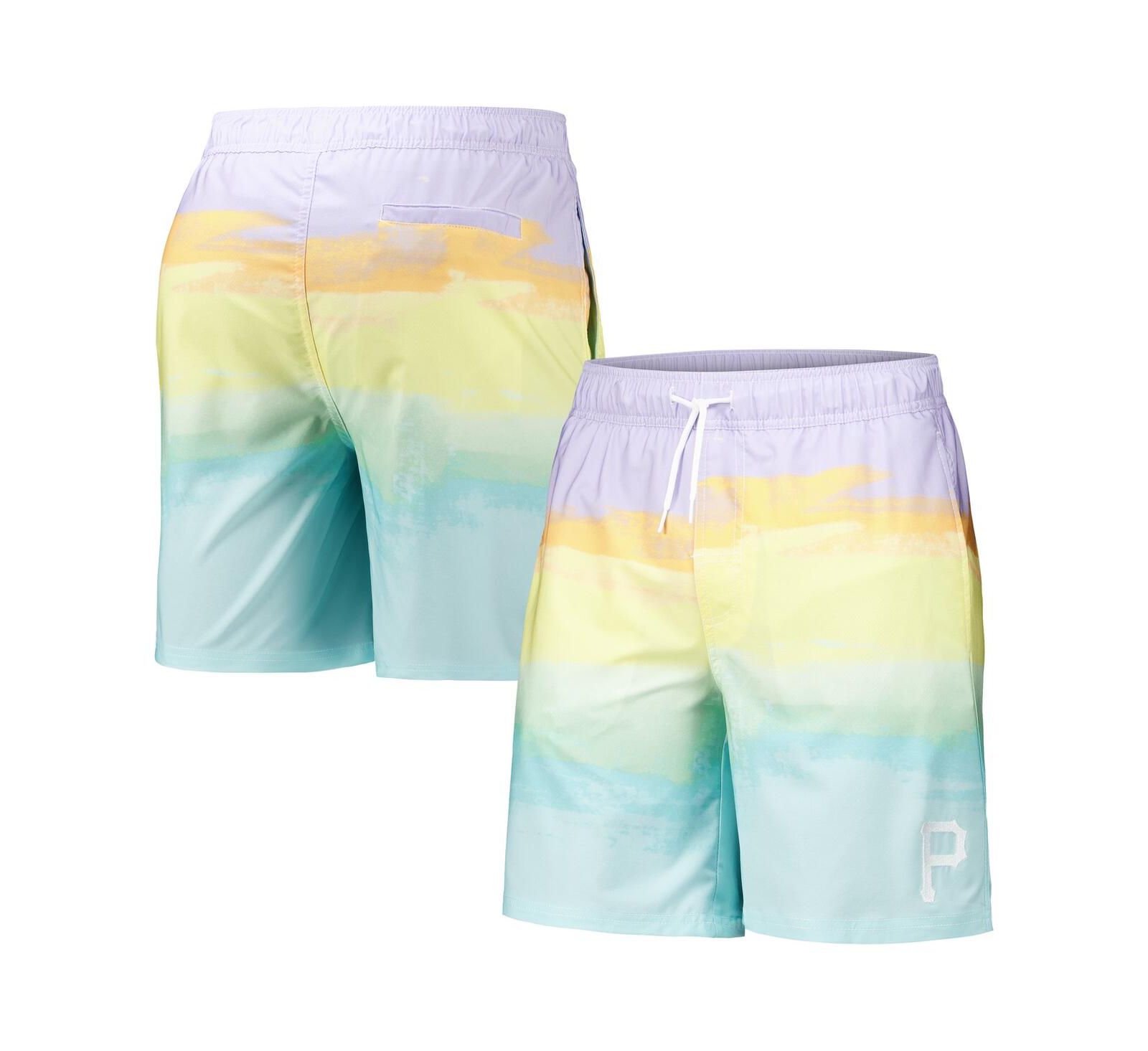 G-III Sports by Carl Banks Men's Pittsburgh Pirates Perfect Game Volley Board Shorts
