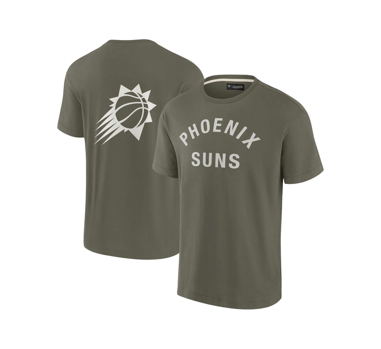 Мужская и женская футболка Fanatics Phoenix Suns Elements Super Soft Short Sleeve, Olive