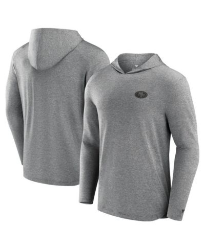 Fanatics Men's Gray San Francisco 49ers Front Office Tech Lightweight Hoodie T-Shirt