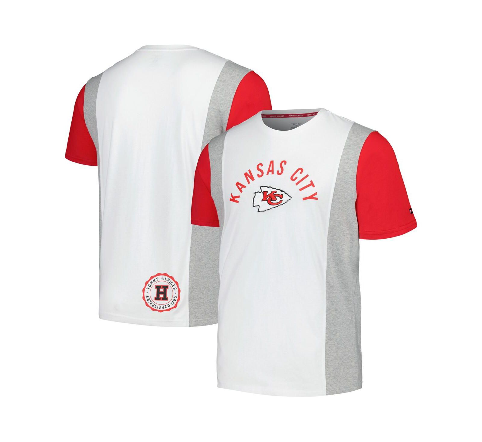 Tommy Hilfiger Мужская белая футболка Philip Kansas City Chiefs