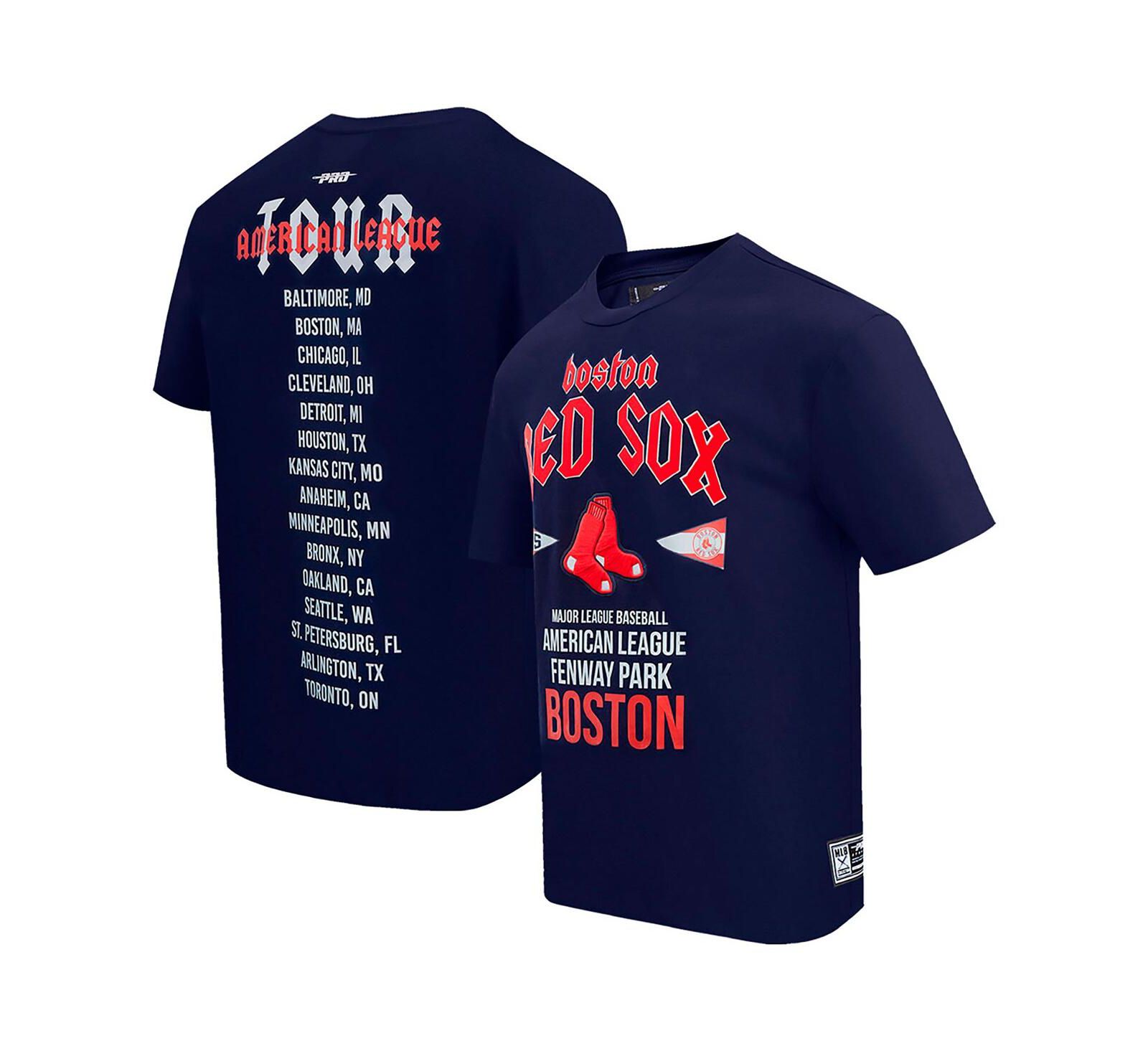 Pro Standard Men's Navy Boston Red Sox Oversized City Tour T-Shirt