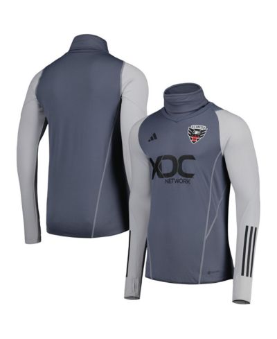 Adidas Men's Gray D.C. United Warm Raglan COLD.RDY Top