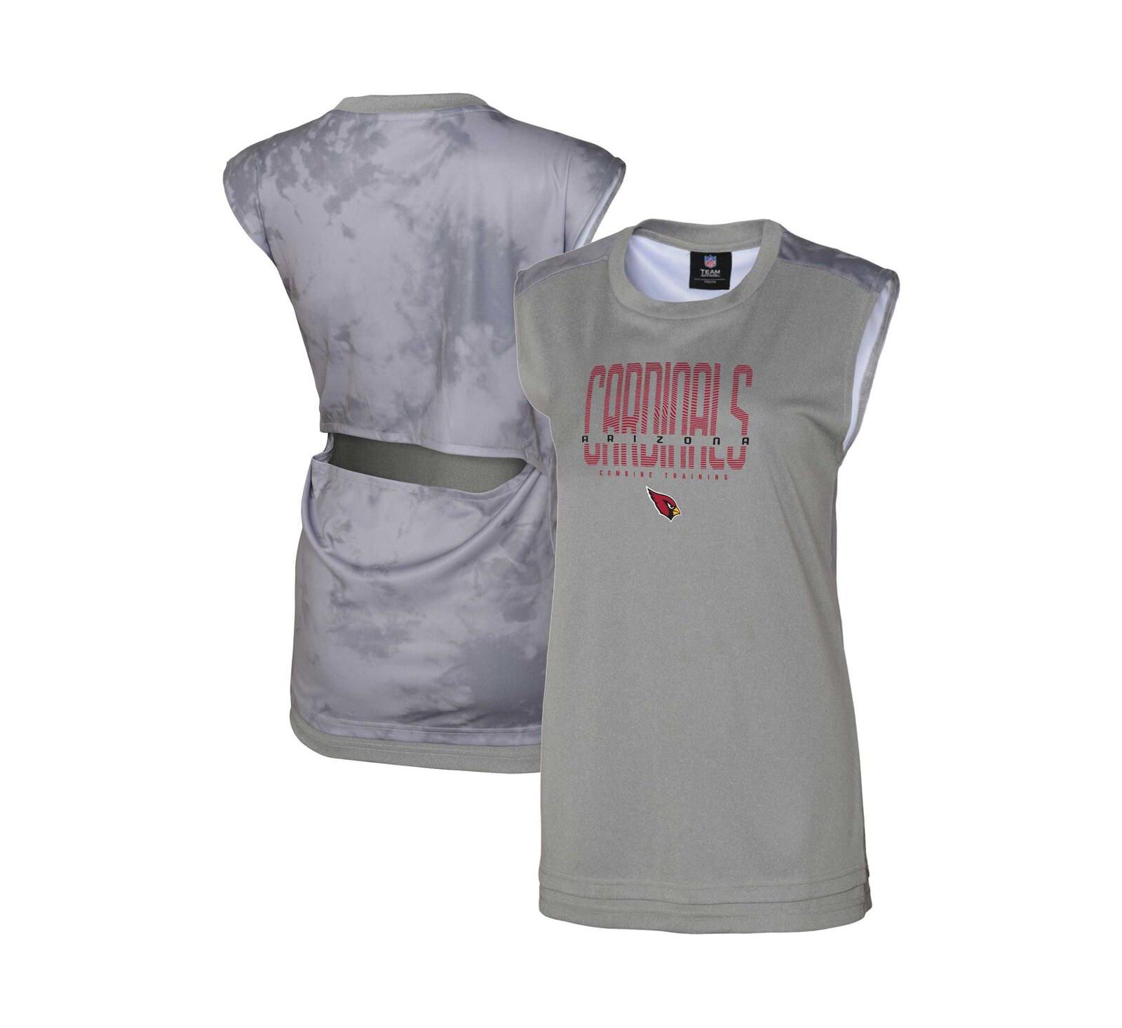 Женский спортивный топ Outerstuff Gray Arizona Cardinals No Sweat