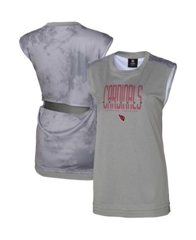 Женский спортивный топ Outerstuff Gray Arizona Cardinals No Sweat