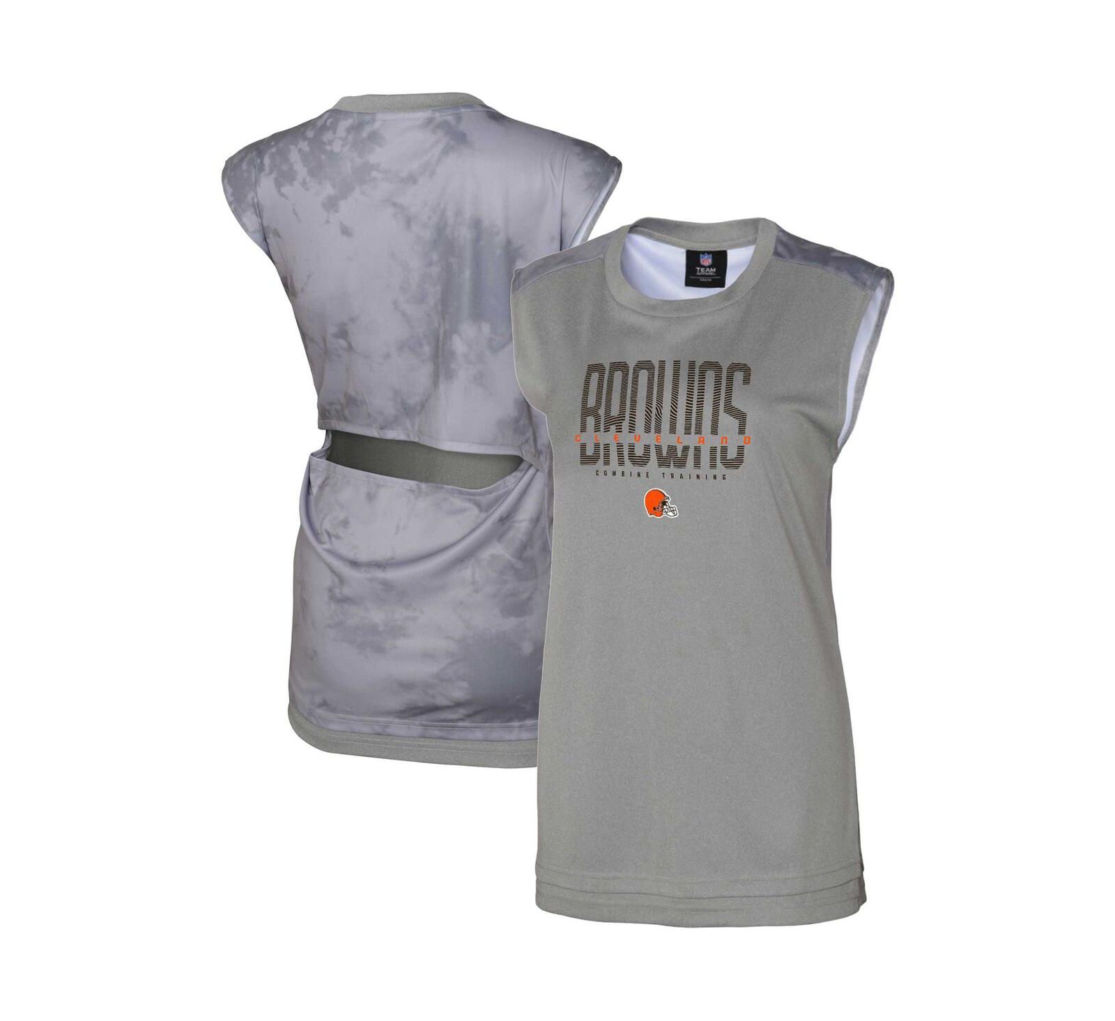 Женский топ Outerstuff Gray Cleveland Browns