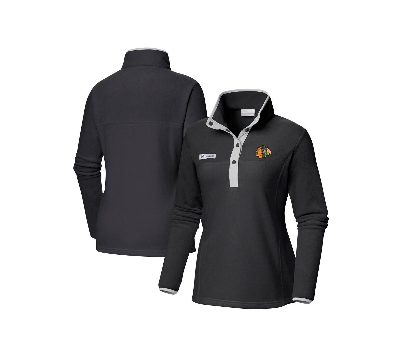 Женская куртка Columbia Chicago Blackhawks Benton Springs Half-Snap