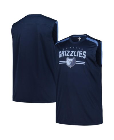 Fanatics Men's Navy Memphis Grizzlies Big & Tall Birdseye Muscle Tank Top