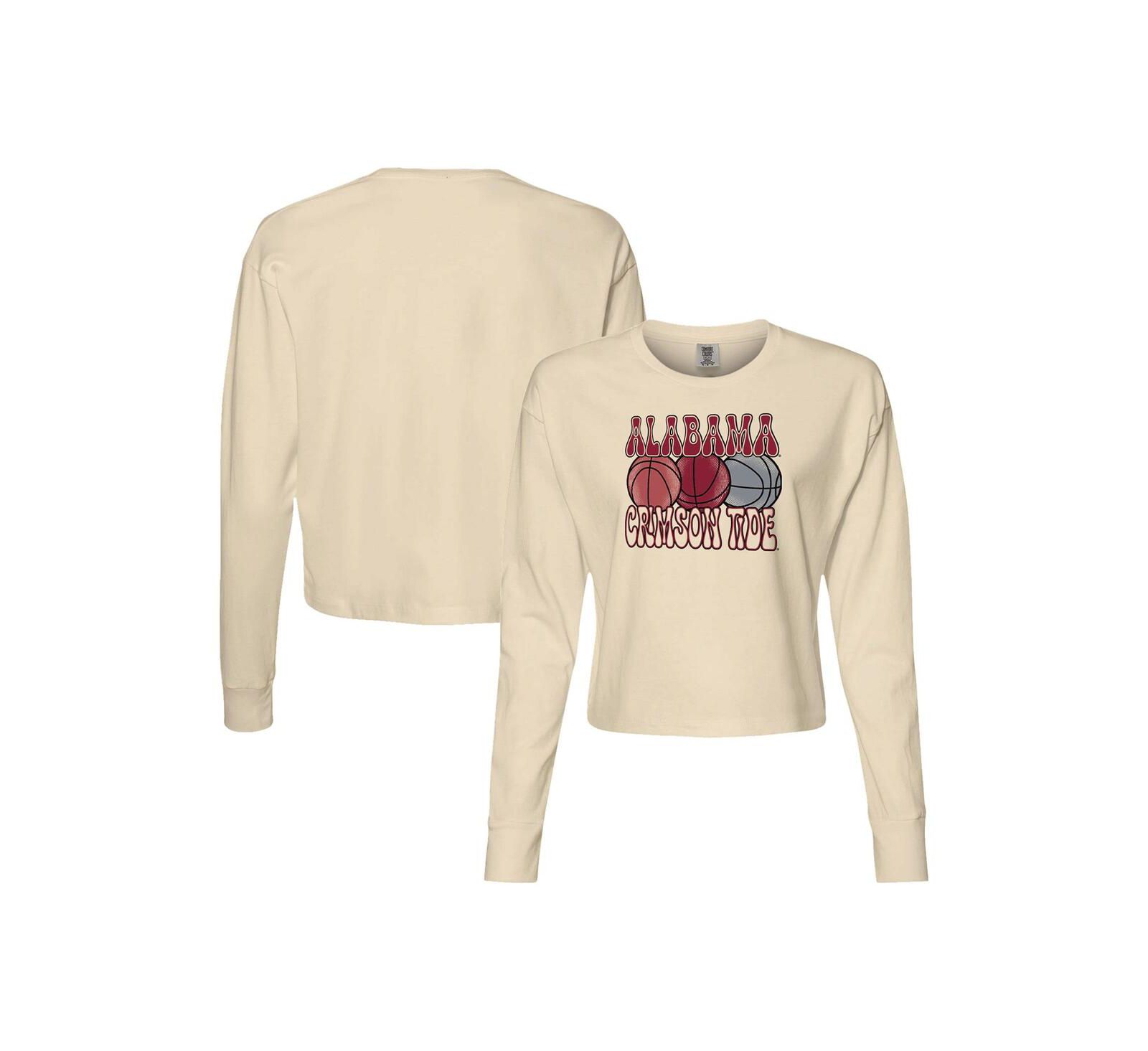 Женская футболка Image One Comfort Colors Alabama Crimson Tide с коротким рукавом