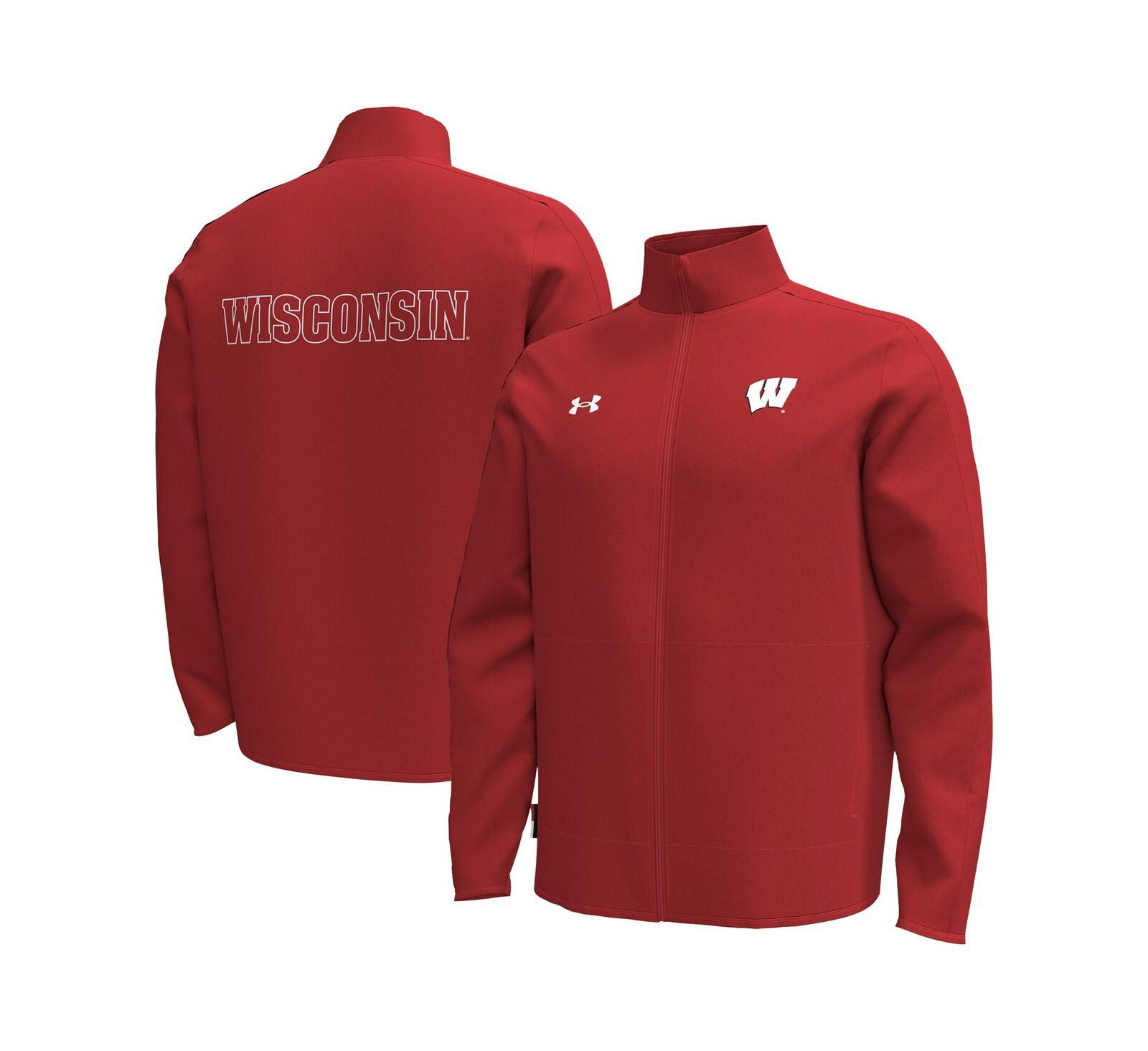 Мужская куртка Under Armour Red Wisconsin Badgers Command Full-Zip