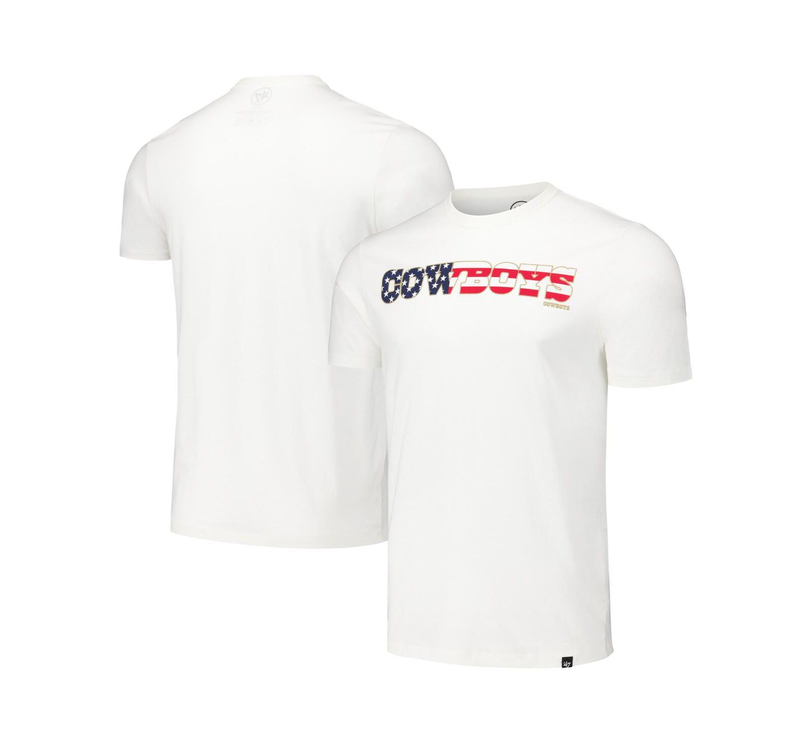 Мужская футболка '47 Brand White Dallas Cowboys