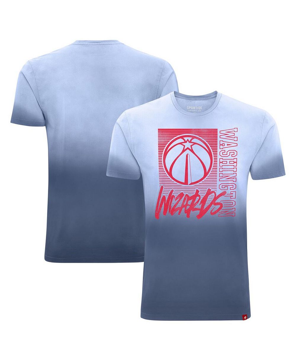 Sportiqe Мужская и Женская Navy Washington Wizards Bingham Sun-Fade T-Shirt