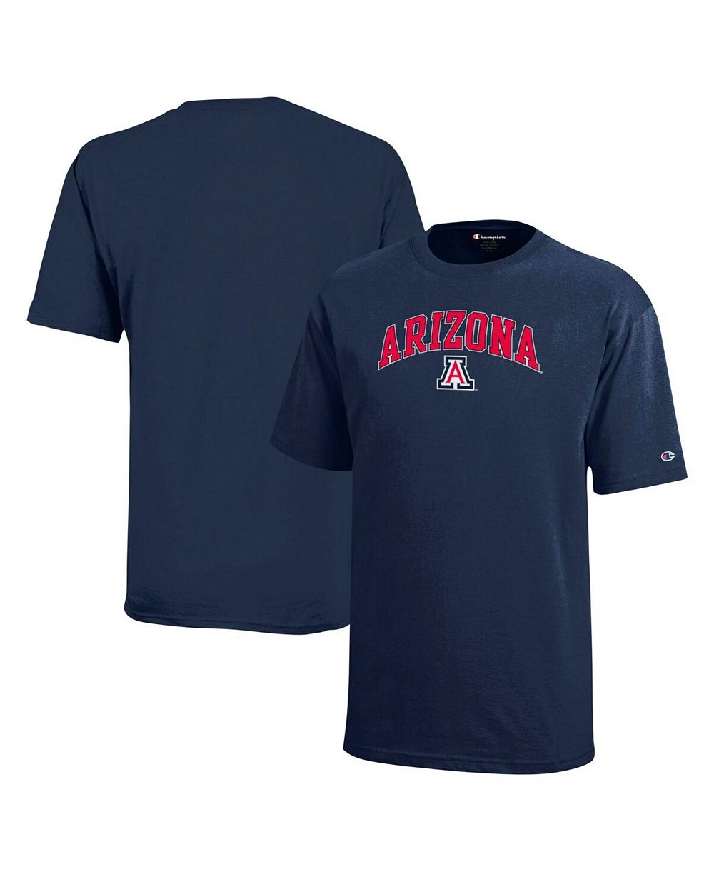 Детский футболка Champion Arizona Wildcats Arch Over Logo в темно-синем цвете