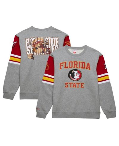 Mitchell & Ness мужская толстовка Florida State Seminoles Heather Gray