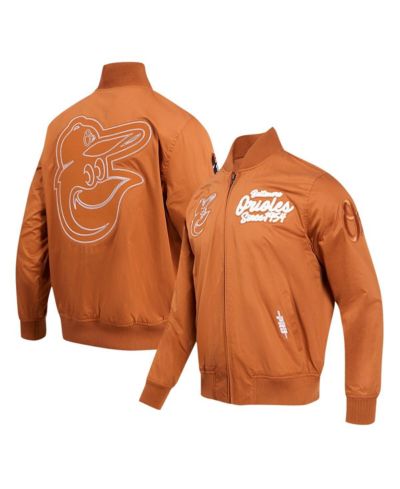 Мужская куртка Pro Standard Brown Baltimore Orioles Paint The City Twill Full-Zip