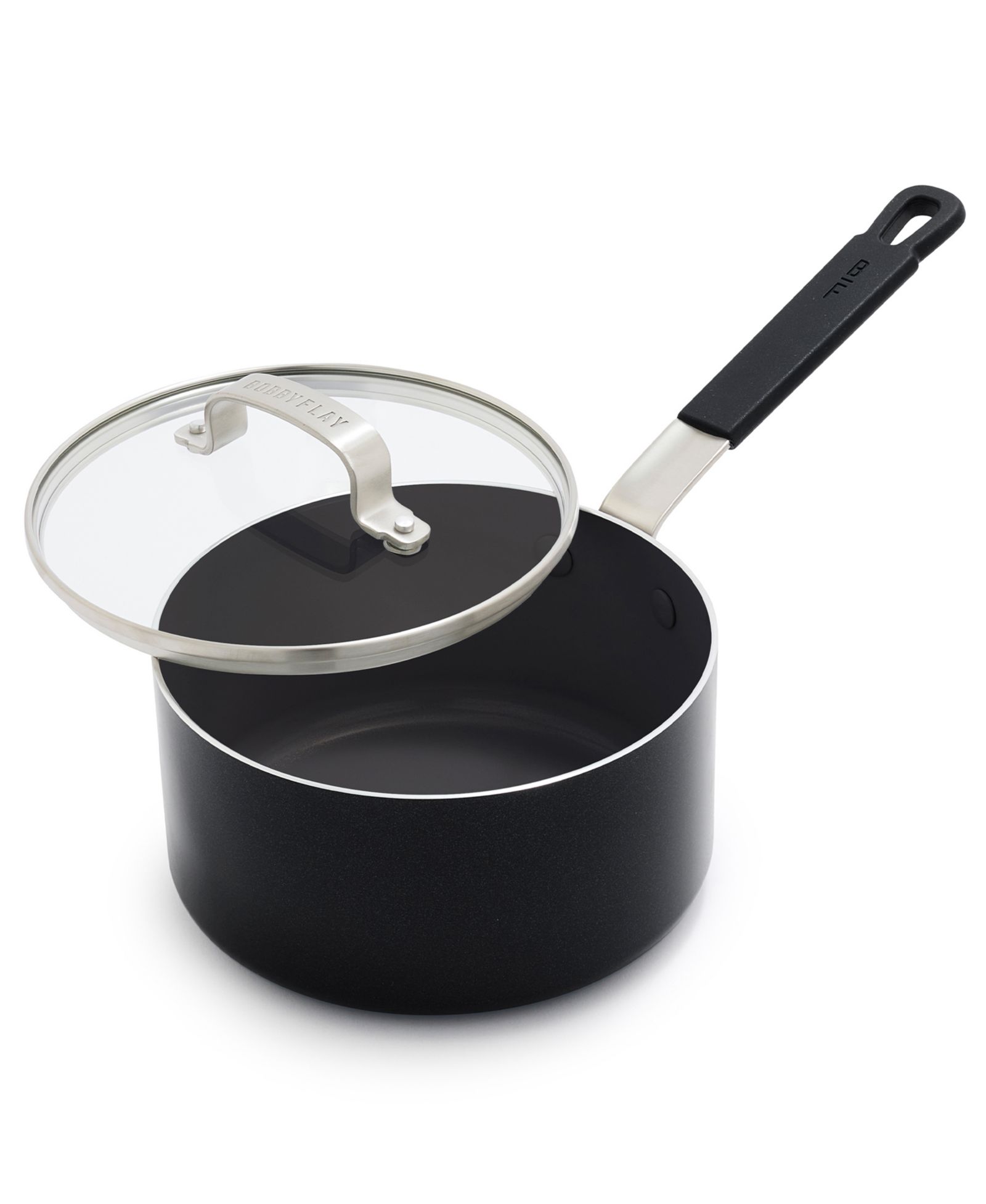 GreenPan X Bobby Flay Professional Grade Ceramic Nonstick Saucepan с крышкой, 2.53-Quart