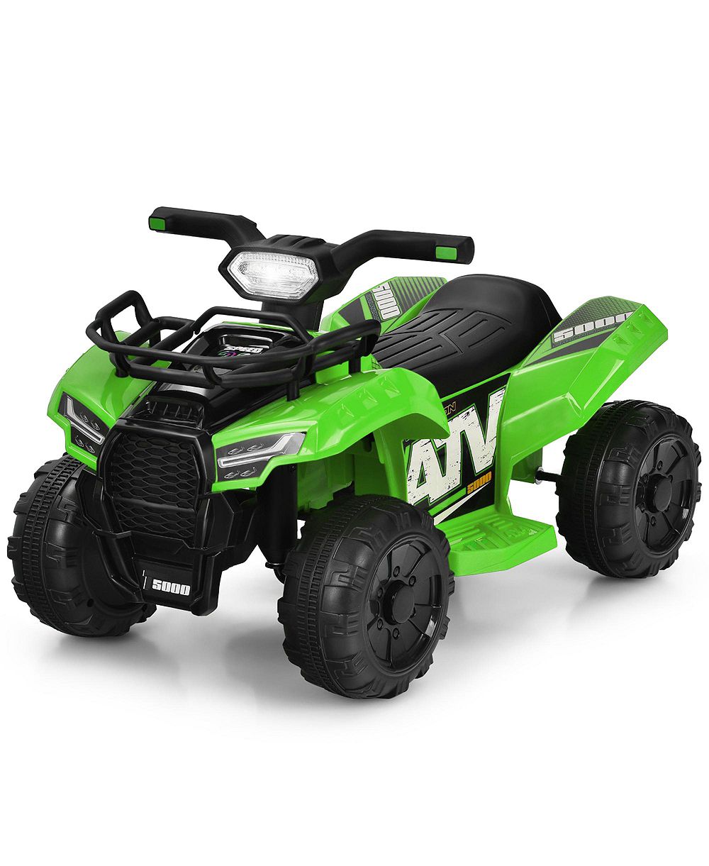 Gymax Детский электромобиль ATV Quad с музыкой, гудком и LED светом, розовый цвет