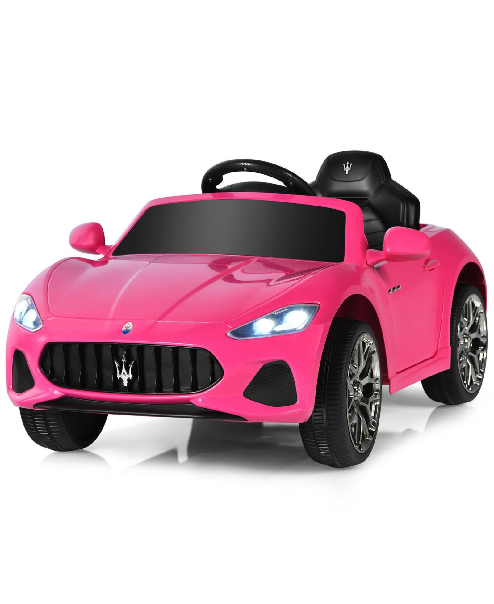 Детский электромобиль Gymax 12V Maserati GranCabrio с пультом дистанционного управления, 66 фунтов, возраст 3-8 лет