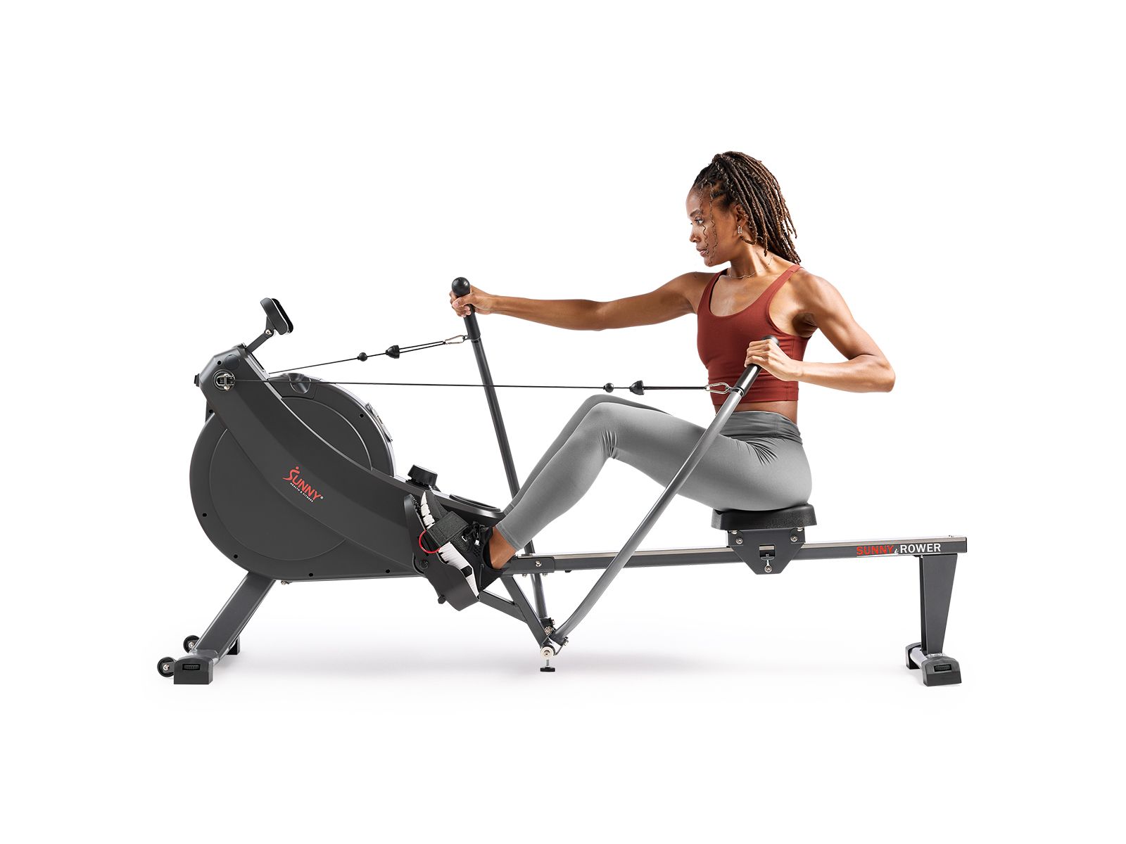 Гребной тренажер Sunny Health & Fitness SMART Magnetic