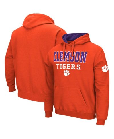 Мужской оранжевый худи Colosseum Clemson Tigers Sunrise