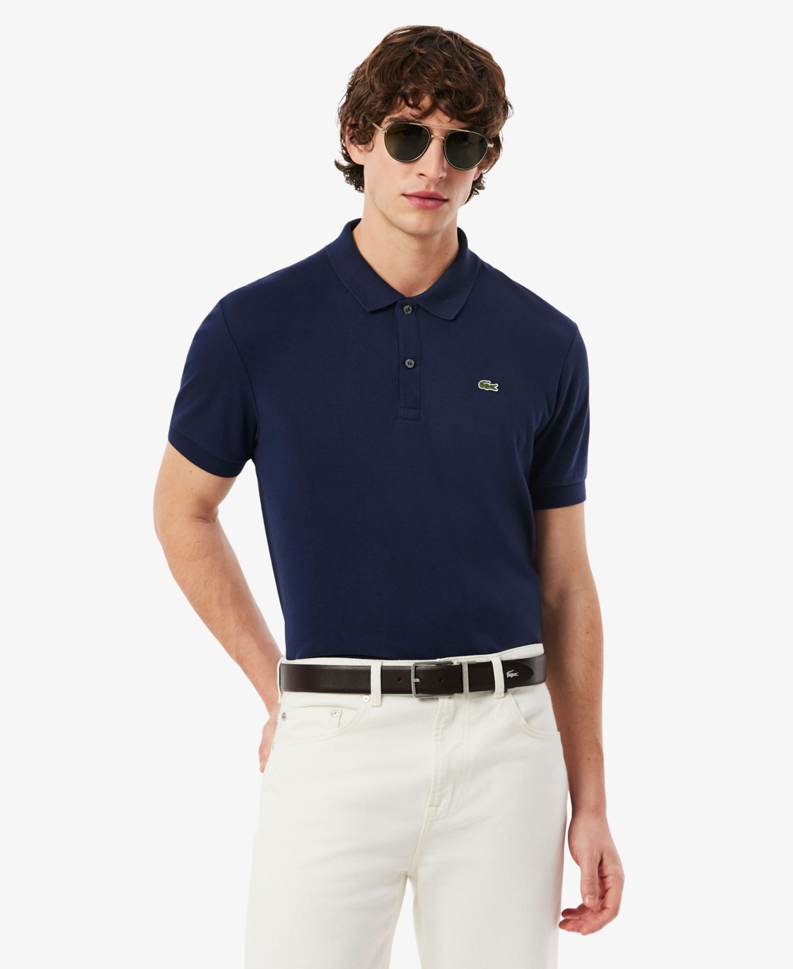 Lacoste Мужской поло Lacoste Regular Fit Soft Touch Short Sleeve