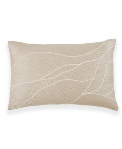 Наволочка Donna Karan Home Dune вышитая, King
