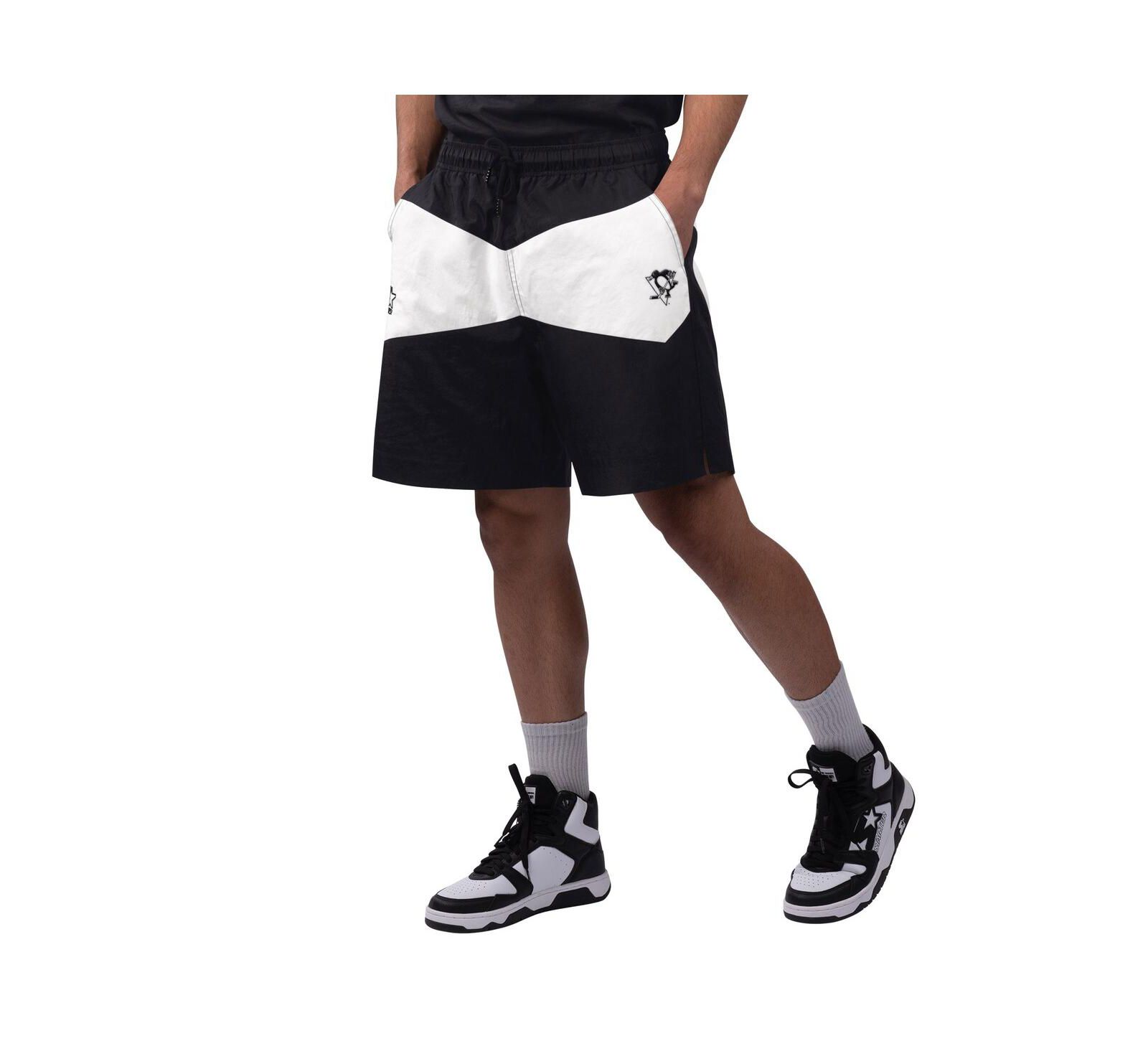 Starter Мужские шорты NHL Pittsburgh Penguins Black/White