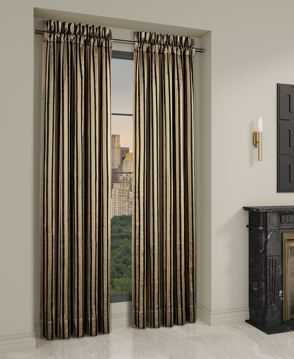 Парная штора J Queen New York Calvari Window Panel, 50" x 95"