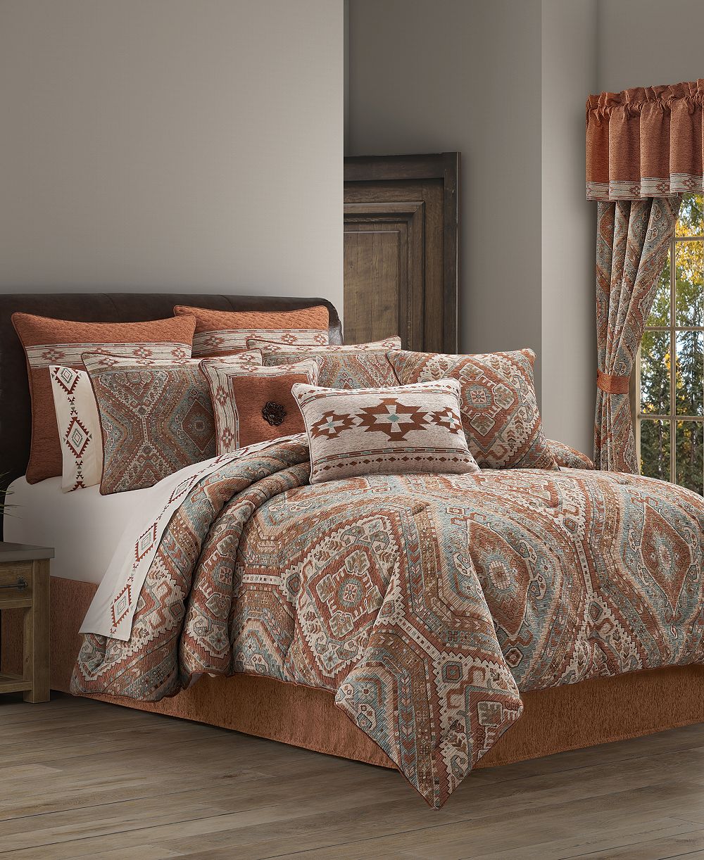 Комплект постельного белья J Queen New York Jackson Lodge 4-Pc. Comforter Set, King