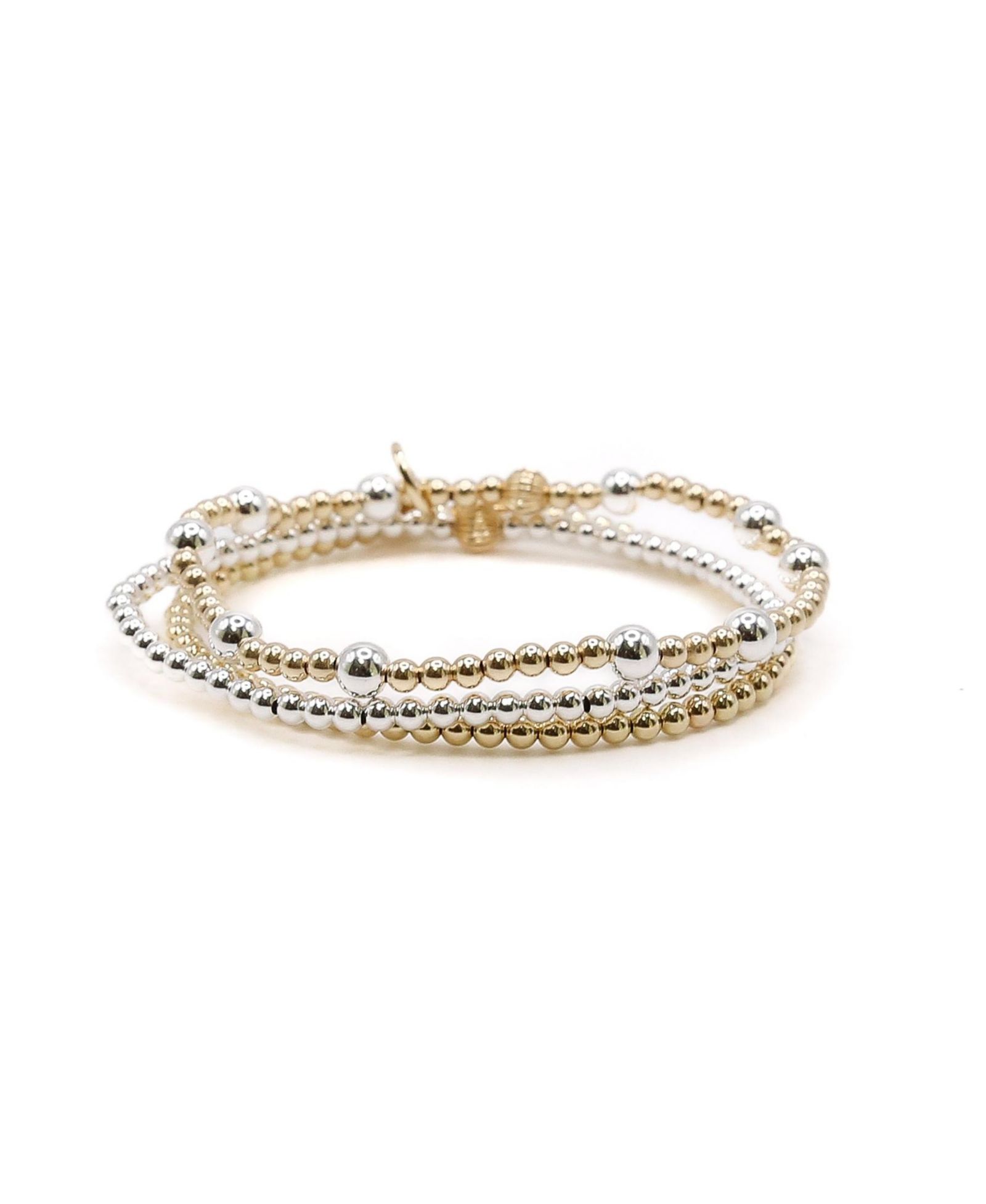 Браслет Bowood Lane Filled Ball and Sterling Bracelet Stack