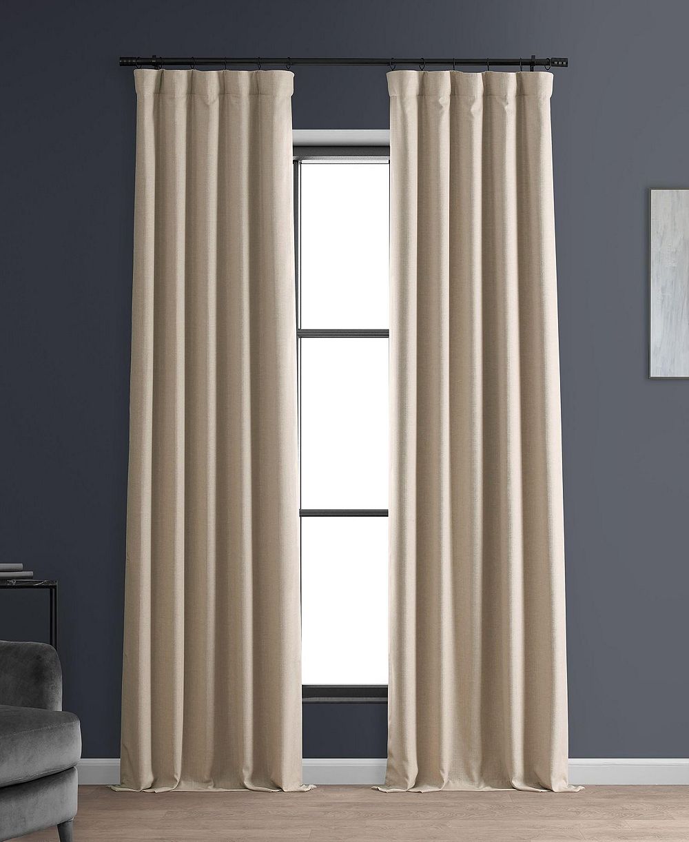 Шторы Half Price Drapes Faux Linen Hotel Blackout