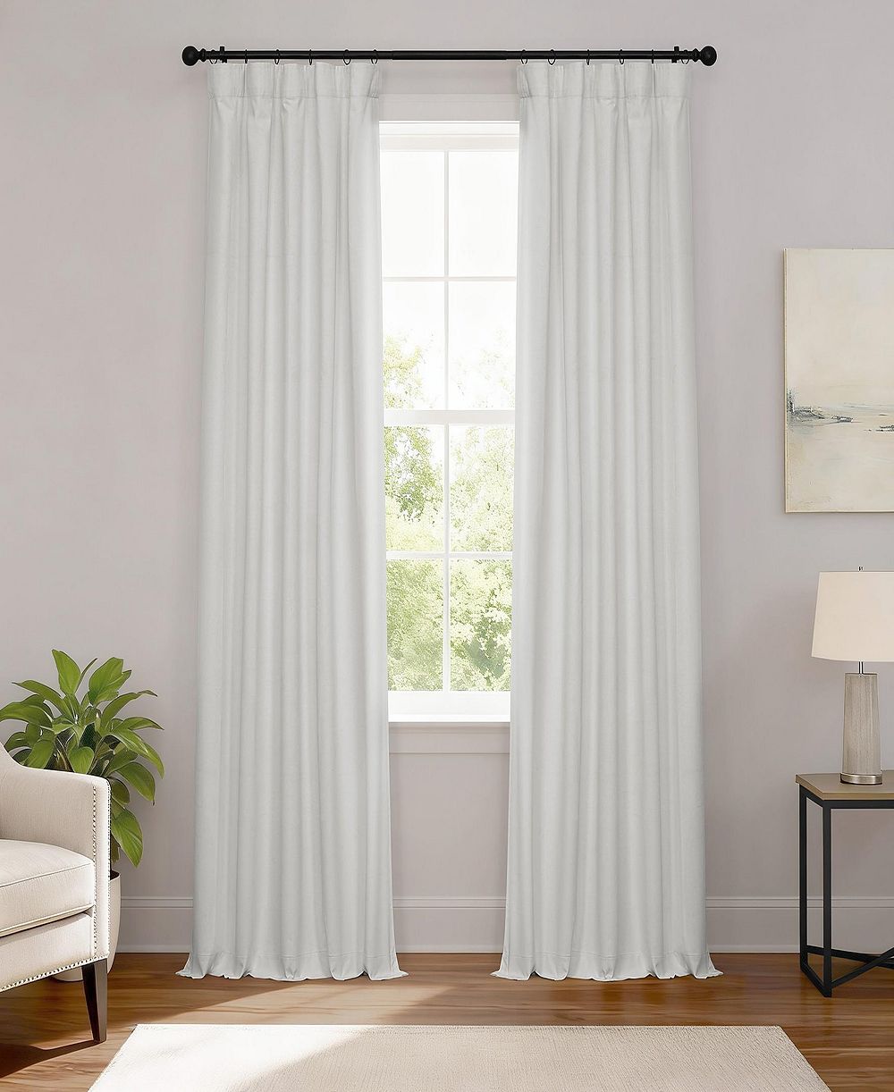 Шторы Half Price Drapes из льняной ткани для отелей, блэкаут