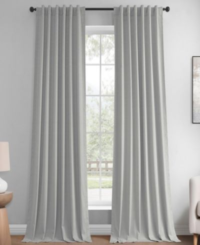 Half Price Drapes Abstract Lounge Embossed Velvet Room Darkening Curtain