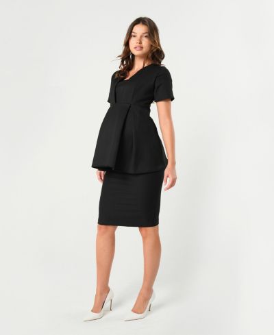 Женская юбка-карандаш MARION Maternity Knee Length с эластичной панелью из итальянской ткани