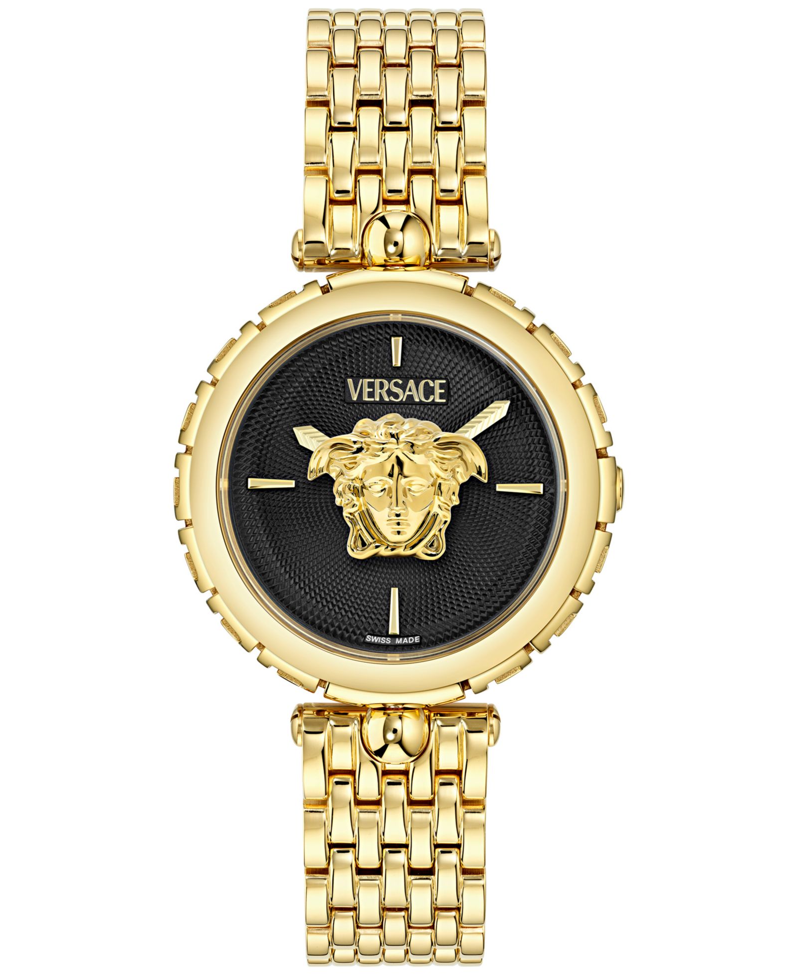 Женские часы Versace Swiss Medusa Heritage Gold Ion Plated Bracelet 38mm