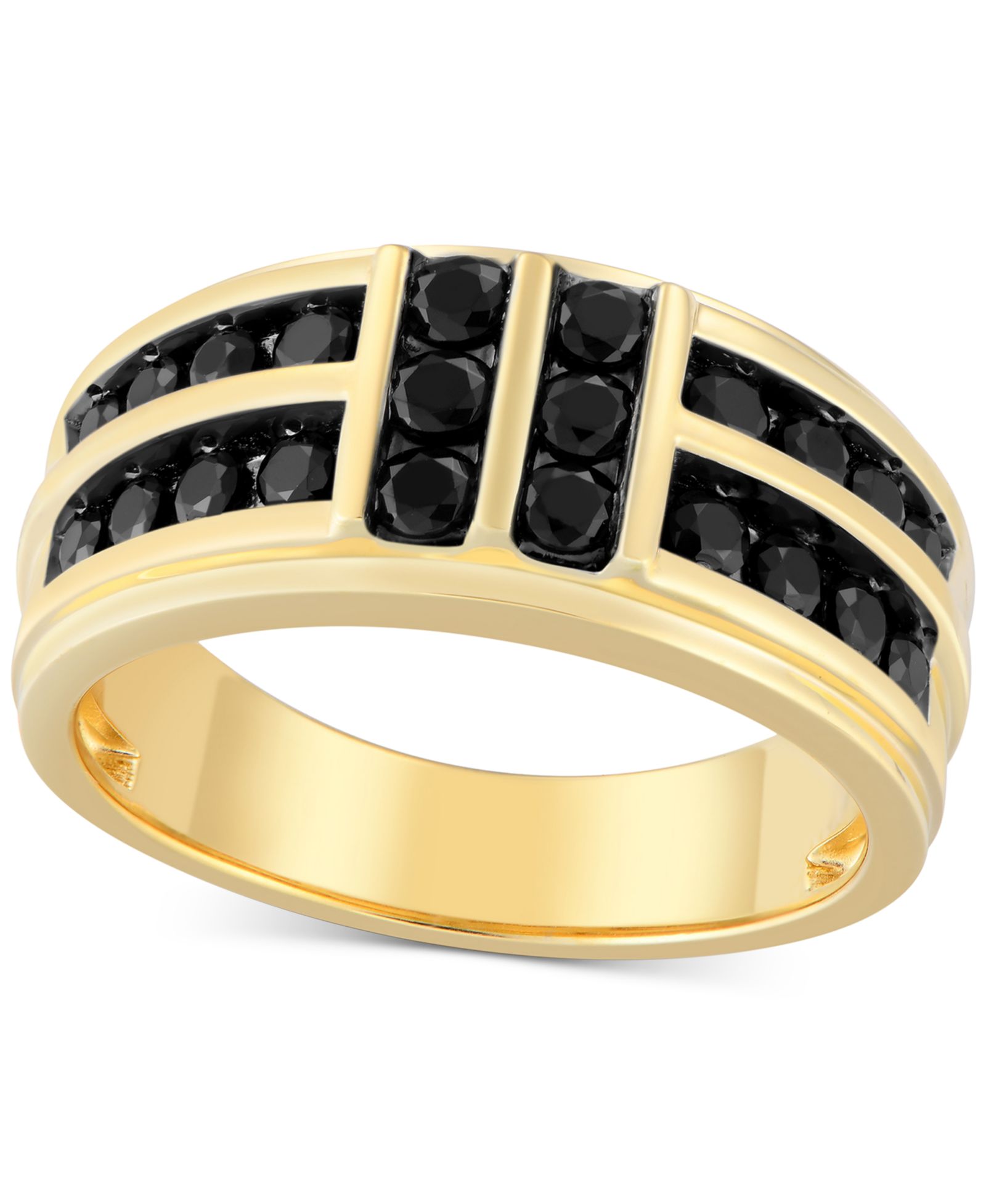 Мужское кольцо Black Diamond в 10k золоте