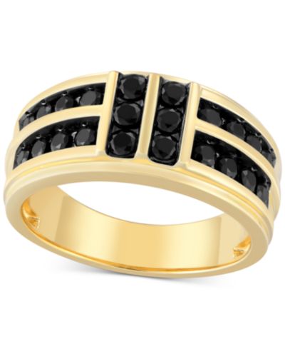 Мужское кольцо Black Diamond в 10k золоте