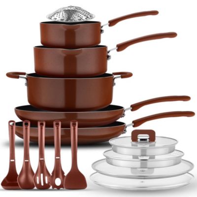 Набор кухонной посуды NutriChef Nonstick Space Saver 17-Piece