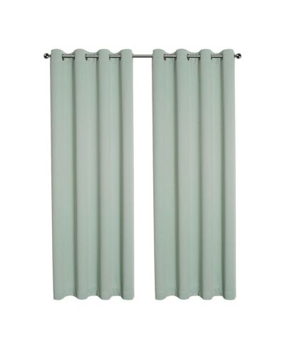 Kate Aurora Hotel Living 2 Pack 100% Blackout Grommet Curtain Panels - 50 in. W x 90 in. L